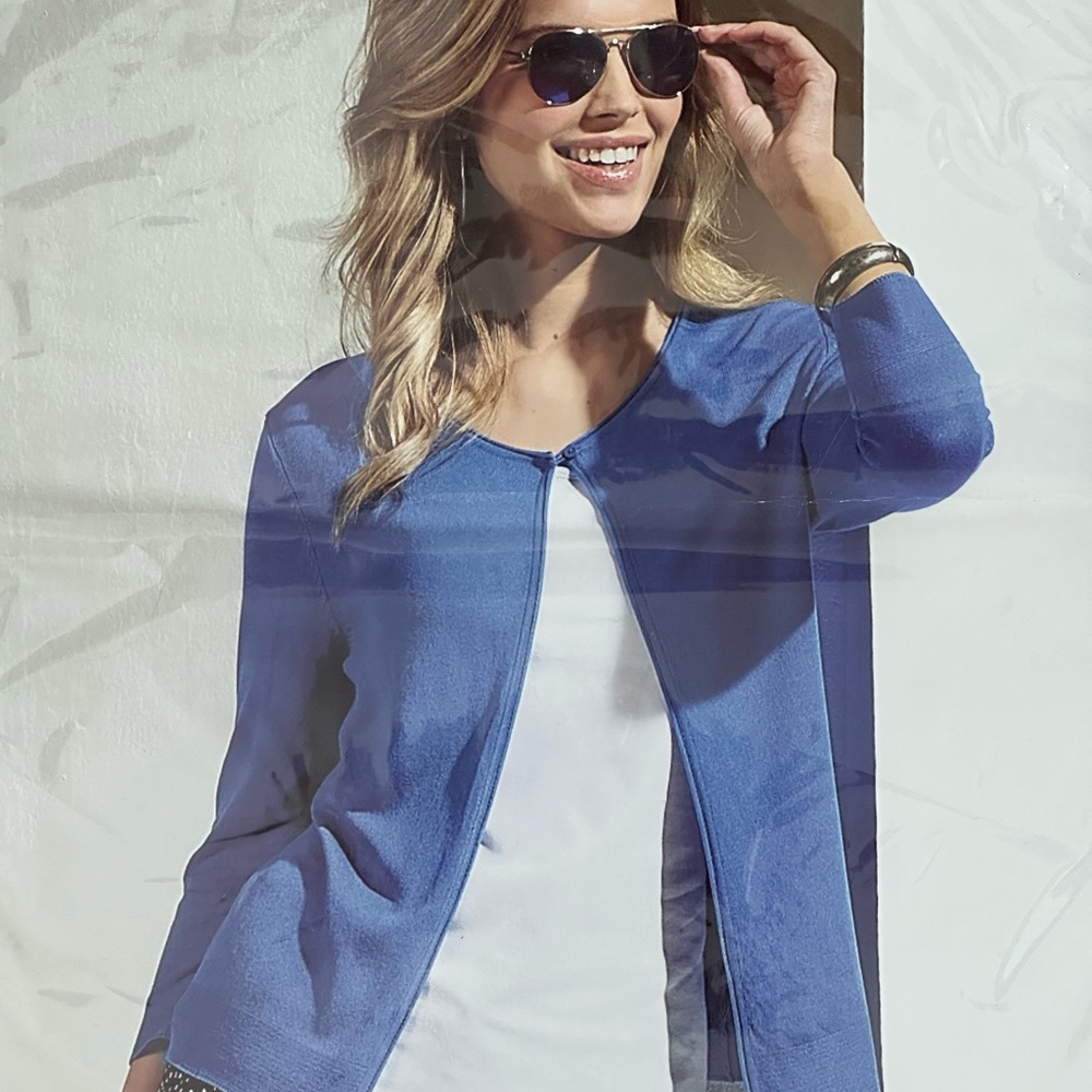 Blue Cardigan Sweater